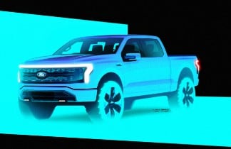 F-150 Lightning Exterior Sketch 1